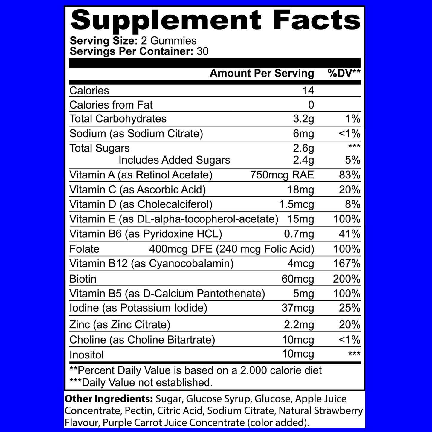 Multivitamin Bear Gummies (Adult)