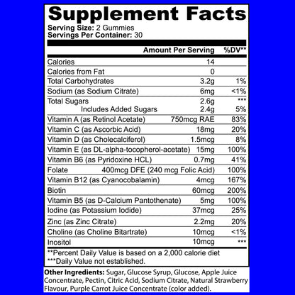 Multivitamin Bear Gummies (Adult)