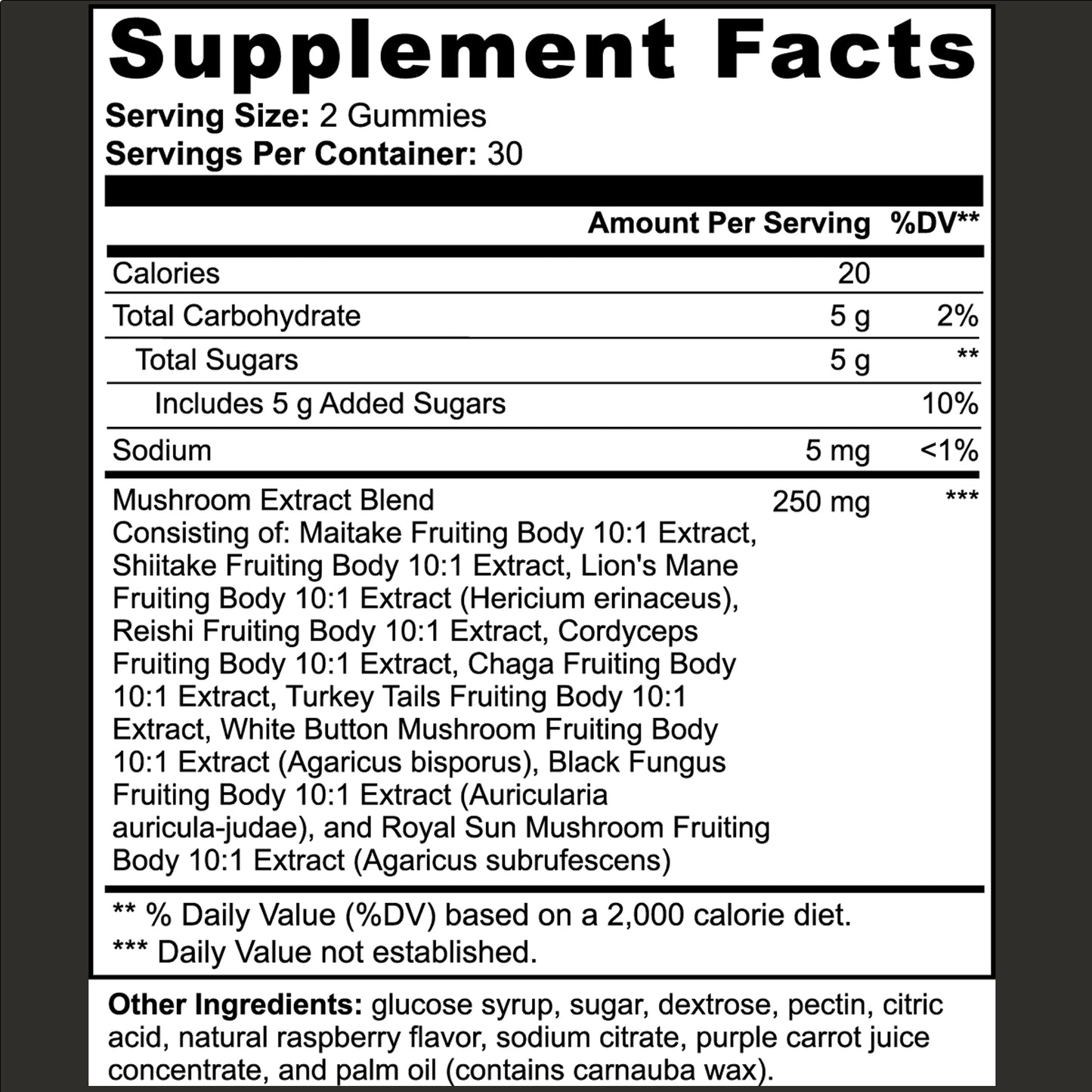 Mushroom Extract Complex