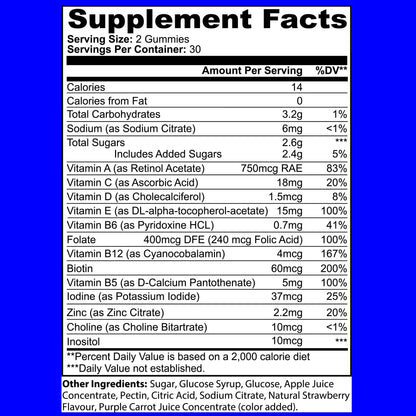 Multivitamin Bear Gummies (Adult) - Gekkou - health